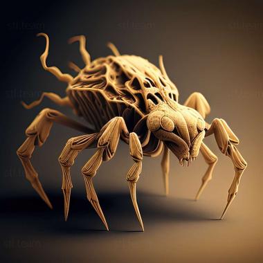 3D модель Ixodes rubidus (STL)